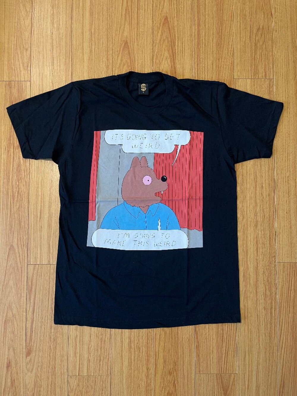 Simon Hanselmann Megg Mogg and Owl "Weird" T-shirt Large